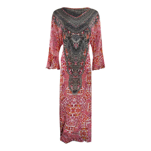 Inoa Fashion Shiraz 1923 Sleeve Long Kaftan With Frill Womens