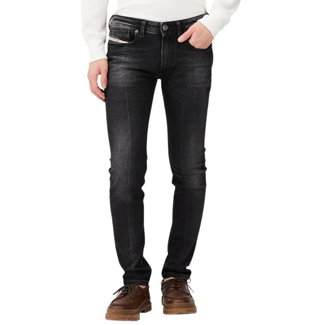 Diesel 1979 Sleenker Black Faded Denim Jeans W27 L30 / 30L