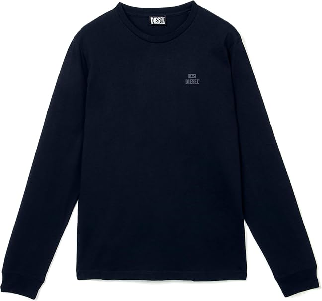 Diesel Total Eclipse Navy Blue Long Sleeve T-Shirt T-DIEGO-LONG-A-R-HD-NEWAGLIETTA A10405 RTAQR 81E - Style Centre Wholesale