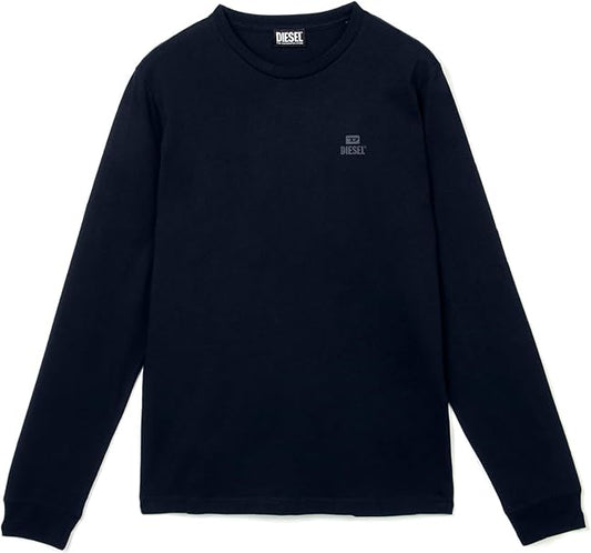 Diesel Total Eclipse Navy Blue Long Sleeve T-Shirt T-DIEGO-LONG-A-R-HD-NEWAGLIETTA A10405 RTAQR 81E - Style Centre Wholesale