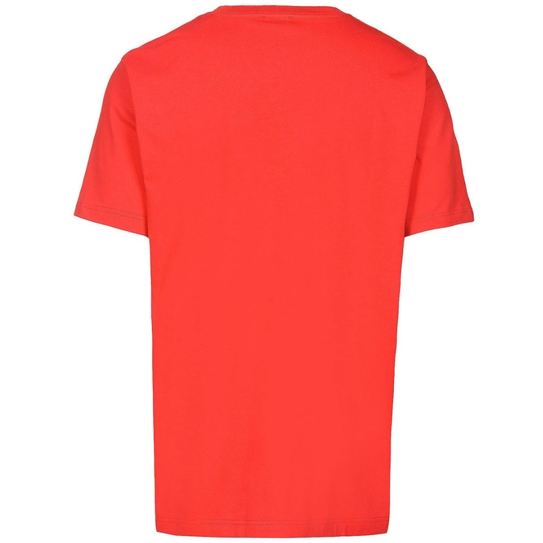 Diesel Faded Logo Red T Shirt T Diegor K56 42A - Style Centre Wholesale
