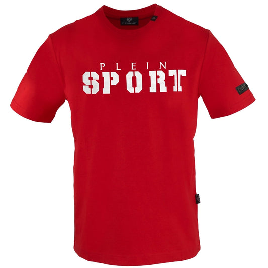 Plein Sport Bold Sport Logo Red T-Shirt S