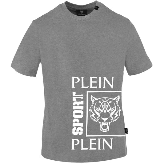 Plein Sport Square Branded Logo Grey T-Shirt S