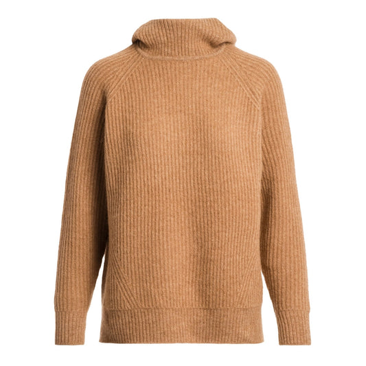 Parajumpers TORY PWKNAP33 508 CAMEL Knitted Hoodie Comfort Fit Womens S