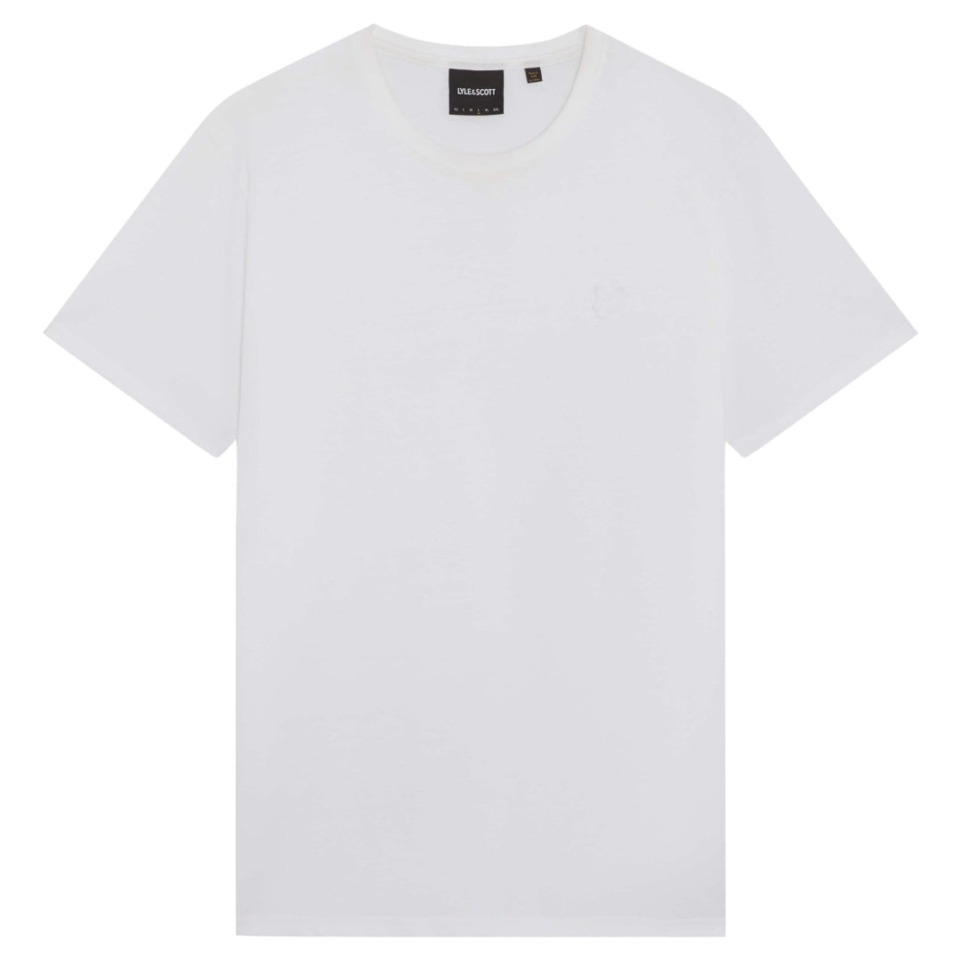 Lyle & Scott White Superfine T-Shirt XS