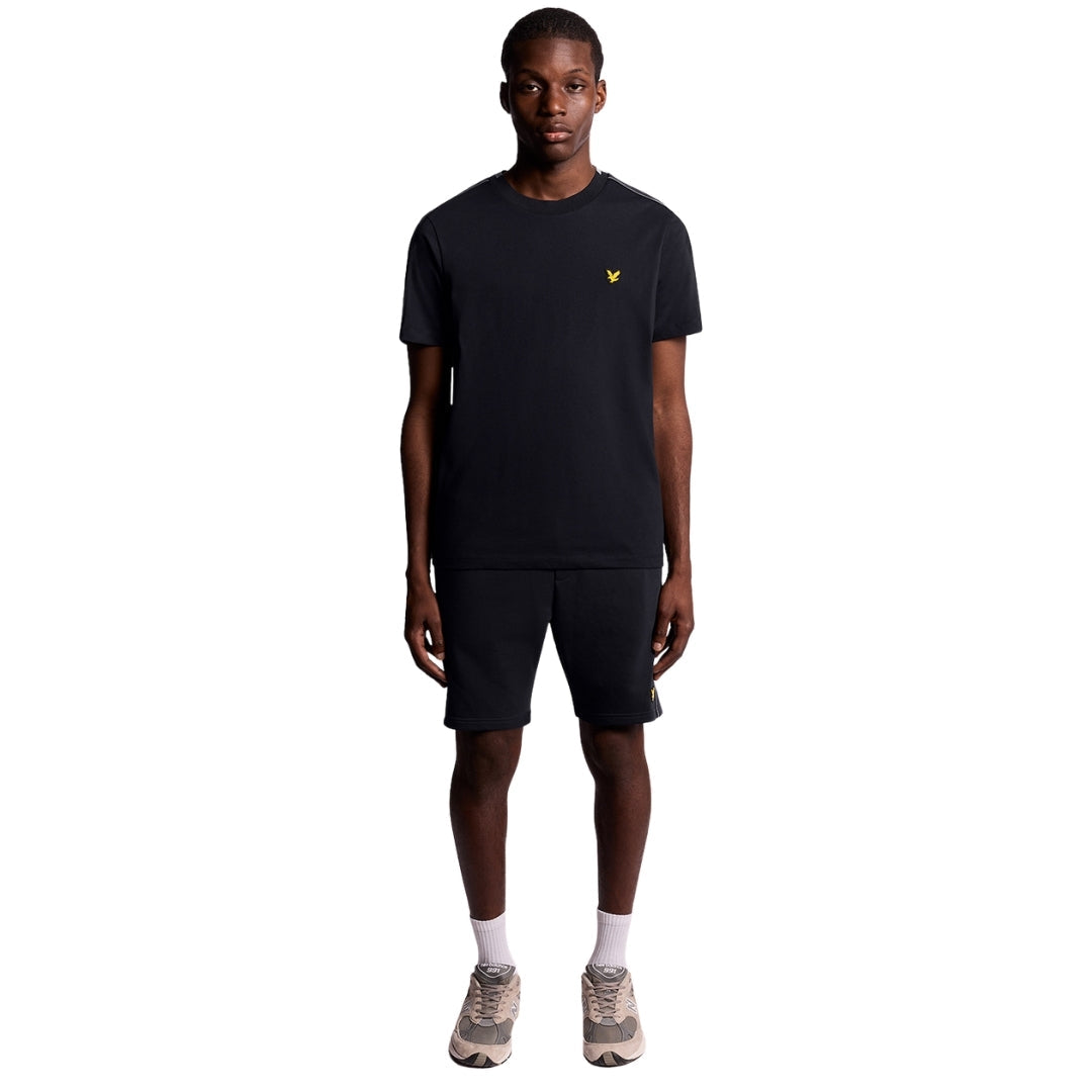Lyle & Scott Navy Blue Tape T-Shirt XS