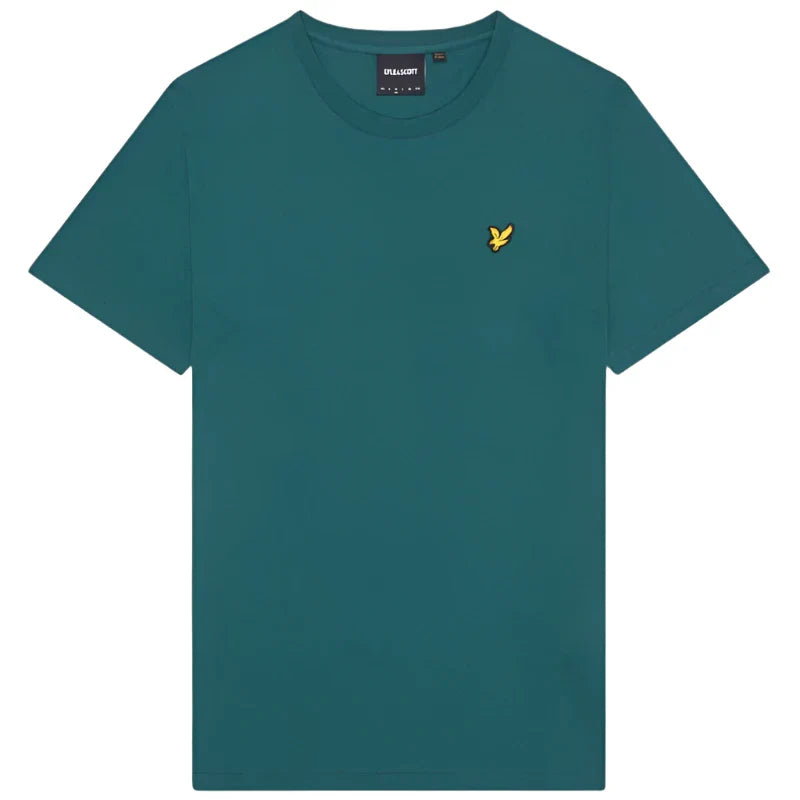 Lyle Scott Branded Chest Logo Teal Green T Shirt Copy - Style Centre Wholesale