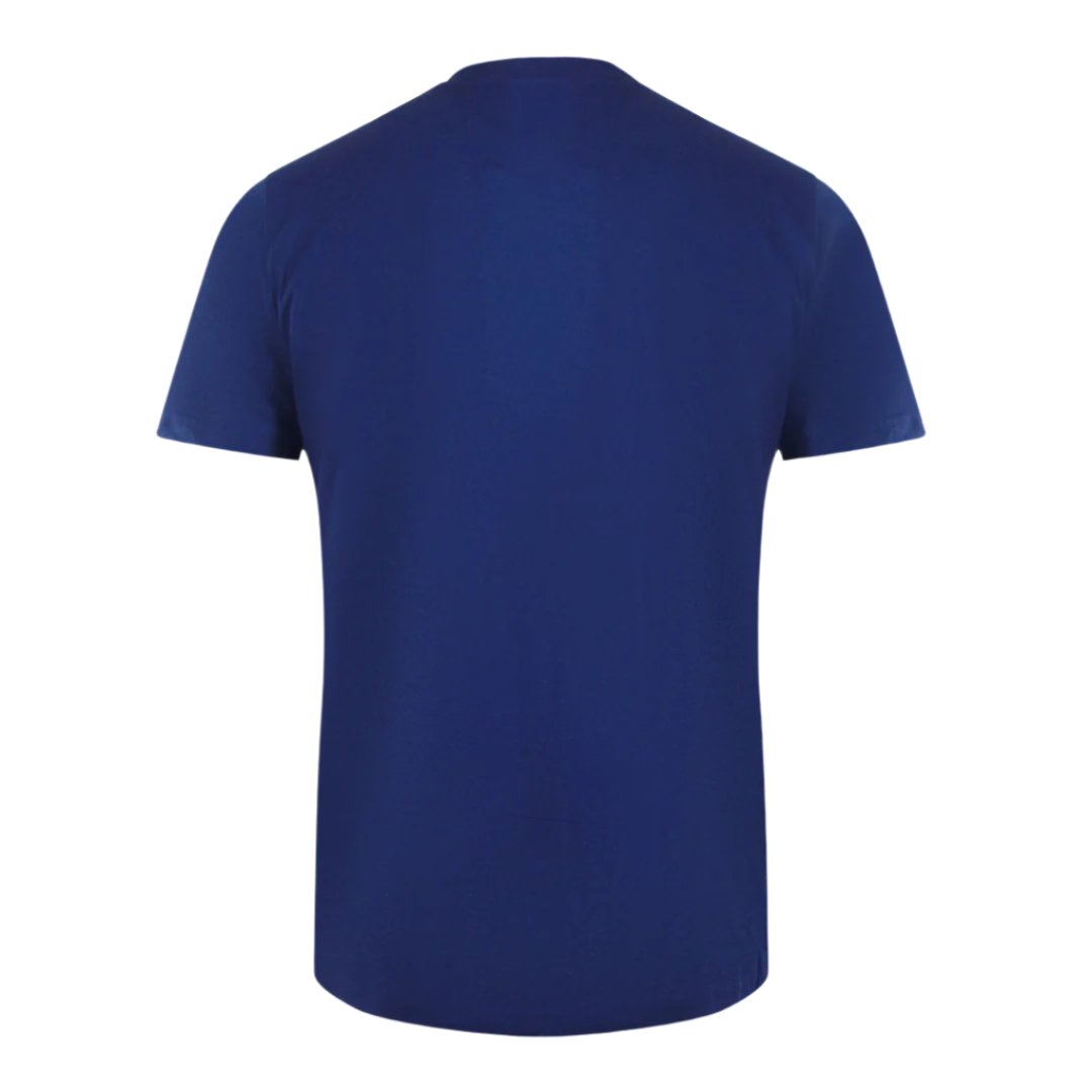 Cavalli Class Txt60I Jd060 04551 Iris Blue T-Shirt Mens M