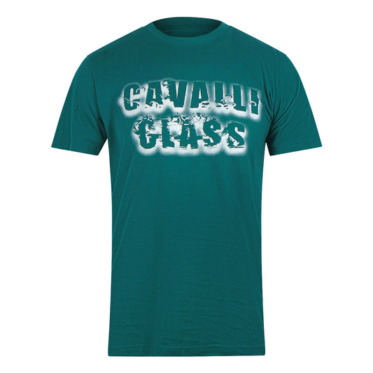 Cavalli Class Txt61C Jd060 04038 Green Ottanio T-Shirt Mens M