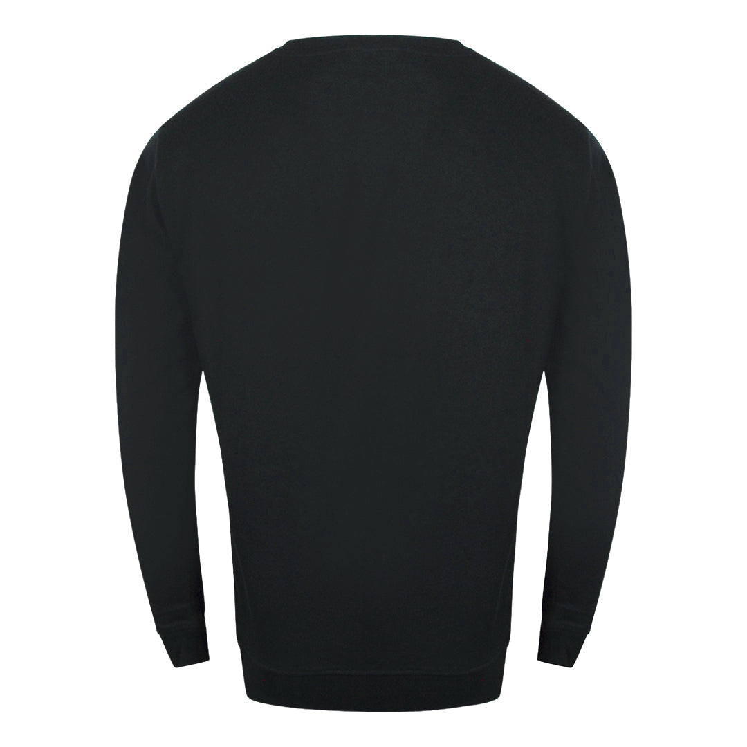Cavalli Class Txt66B Cf050 05051 Black Round Neck Sweatshirt Mens - Style Centre Wholesale