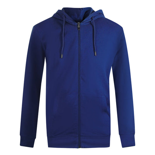 Cavalli Class Txt68C Cf050 04551 Iris Blue Hoodie Zip Sweatshirt Mens M