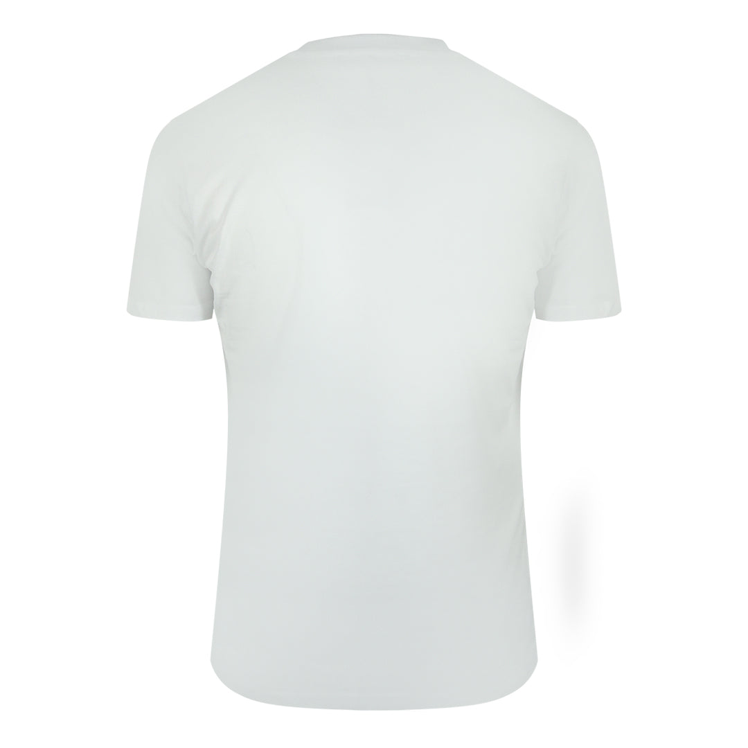 Cavalli Class Smoke Bold Logo Off White T-Shirt TXT61C JD060 00533 - Style Centre Wholesale