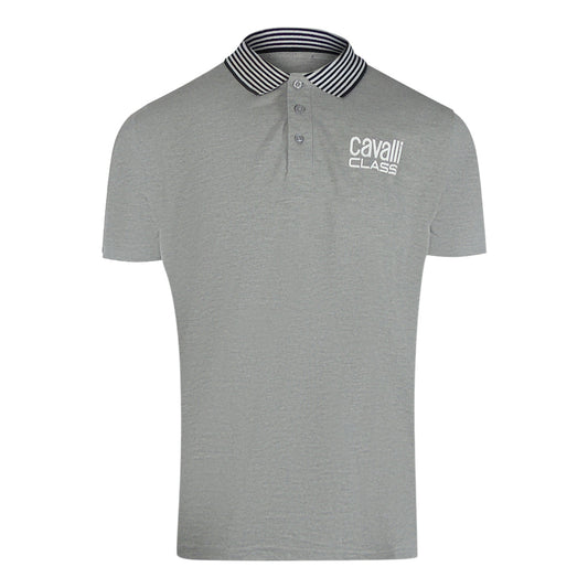 Cavalli Class Txt64E Kb002 05001 Grey S S Polo Mens - Style Centre Wholesale