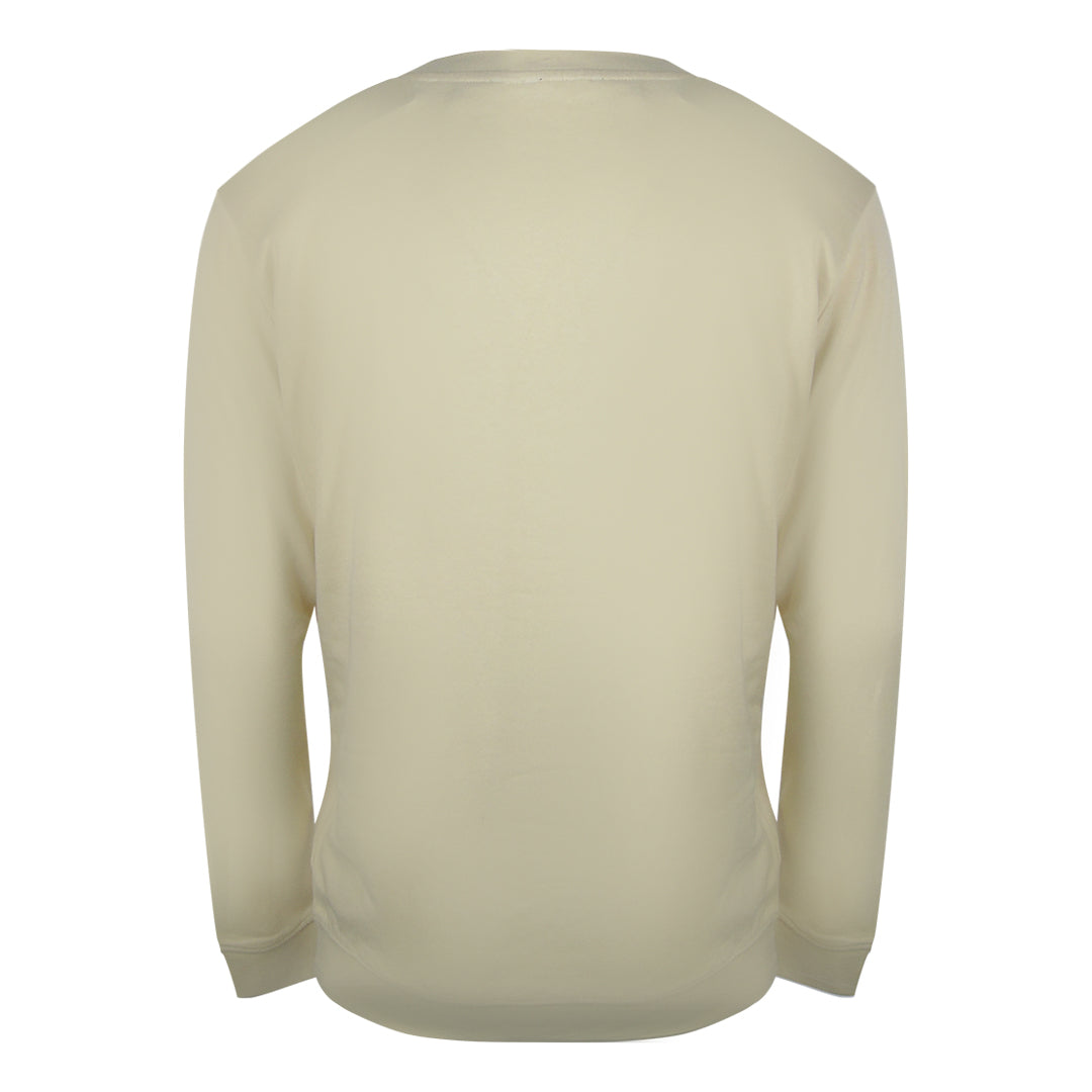 Cavalli Class Txt66E Cf050 03528 Beige Sand Round Neck Sweatshirt Mens - Style Centre Wholesale