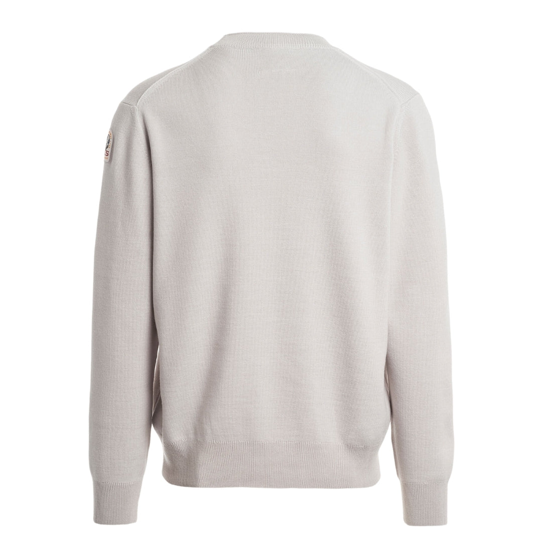 Parajumpers WALLANCE PMKNWK01 309 Cloud Light Grey Crewneck Sweater Mens L
