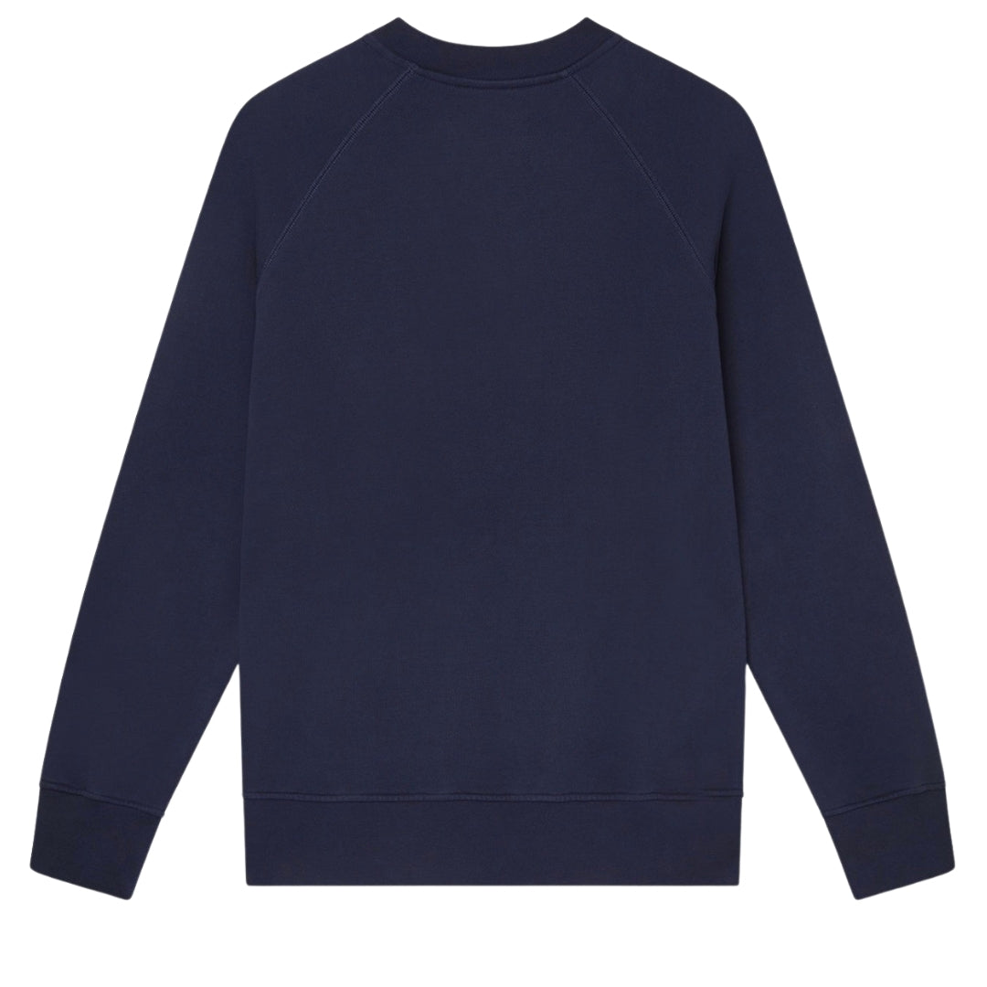 Casablanca Embroidered Sweatshirt Stacked Logo Navy Wf22 Jtp 019 03 019 Navy Blue Sweatshirts Womens