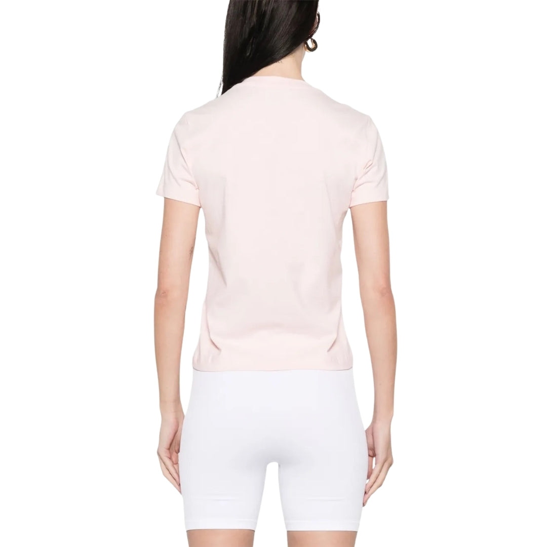 Casablanca Printed Fitted  T-Shirt Diamond Column Pink Wps25 Jts 020 01 020 Pink  T-Shirts Womens