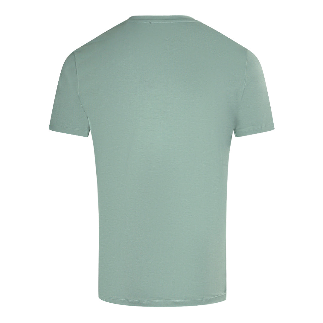 Balmain Brand Embossed Logo Green T Shirt - Style Centre Wholesale