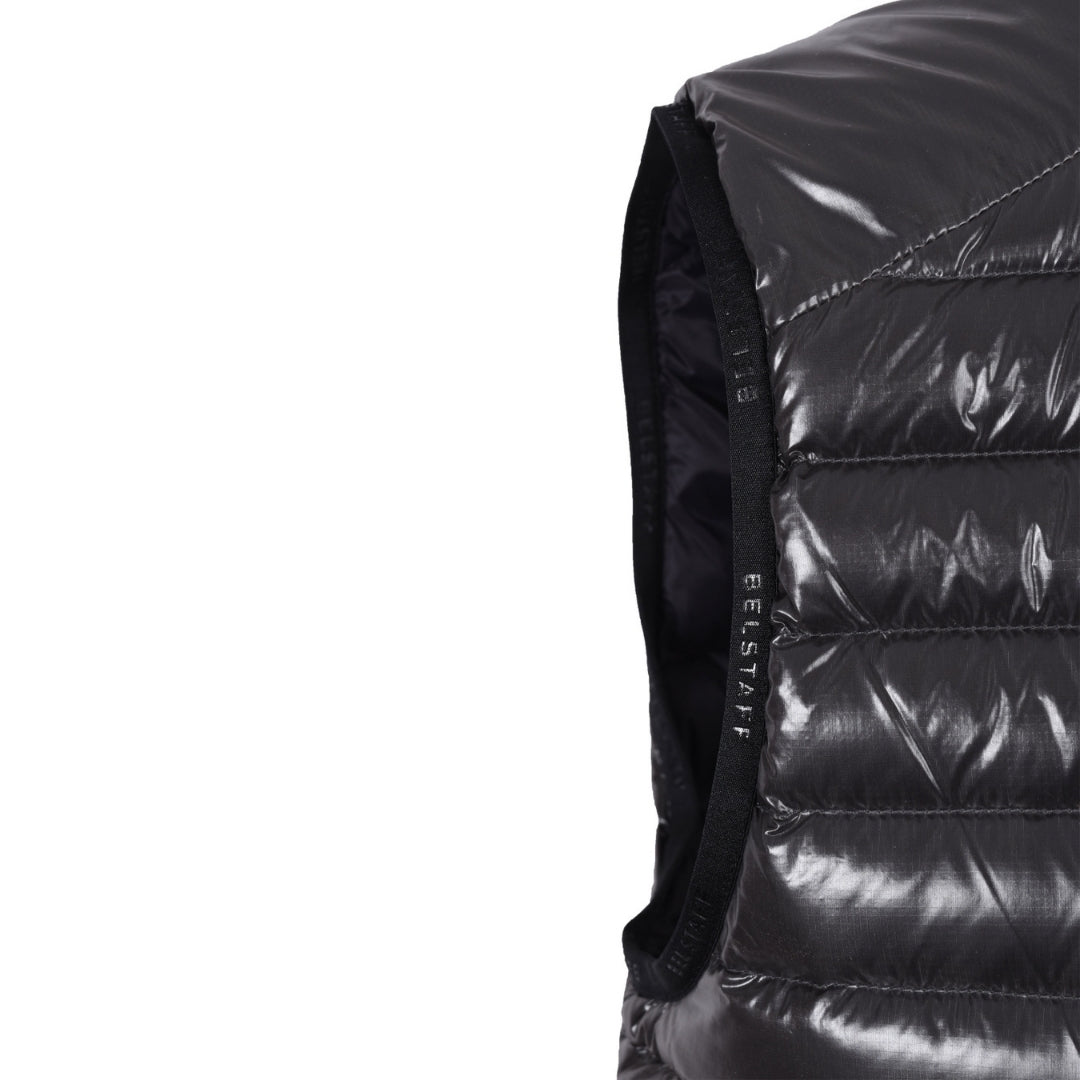 Belstaff Airframe Black Gilet Down Filled Jacket - Style Centre Wholesale