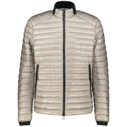 Belstaff Airframe Beige Shiny Down Filled Jacket - Style Centre Wholesale