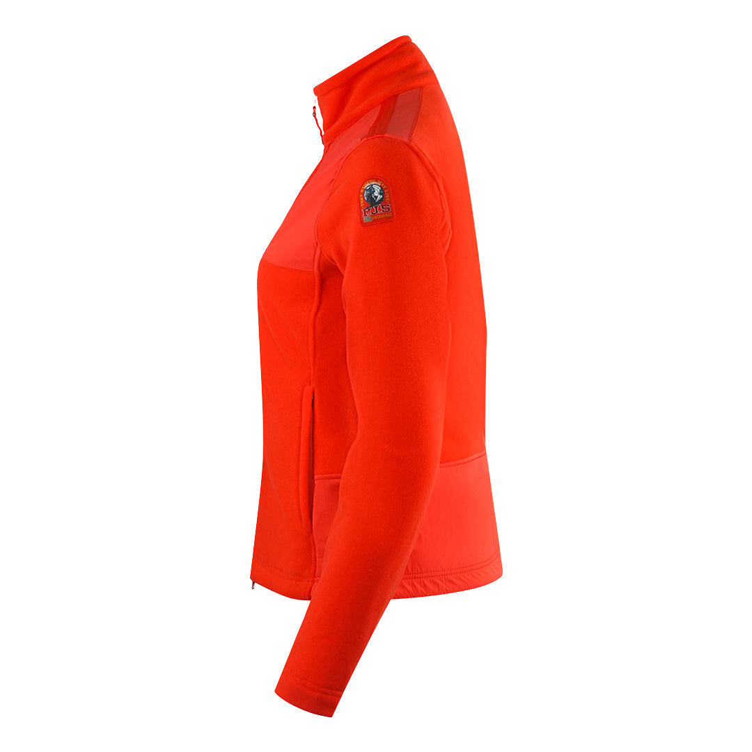 Parajumpers Ariane Carrot Red Zip Up Jumper