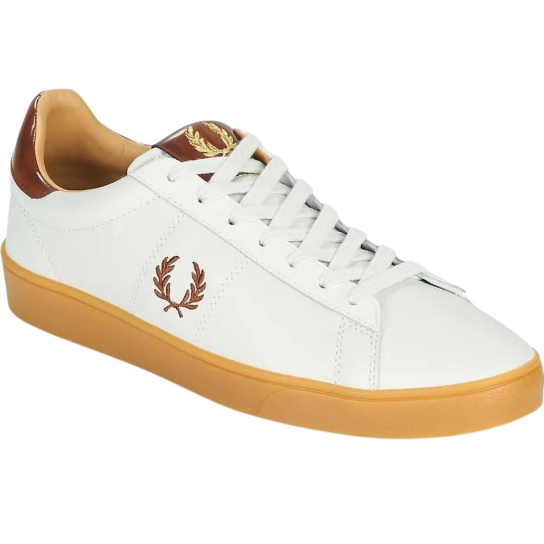 Fred Perry Spencer Leather B1226 254 White Trainers