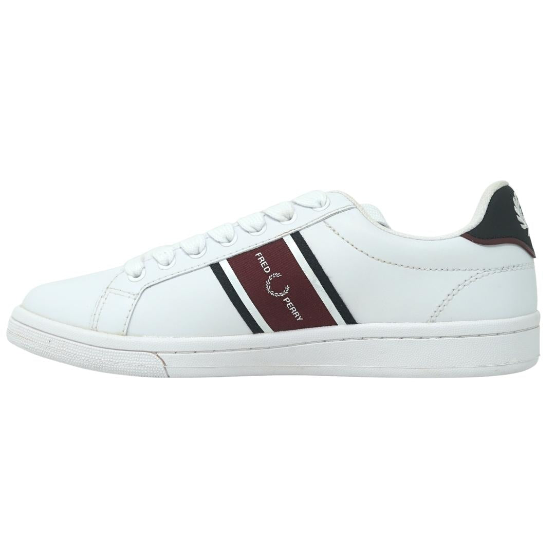 Fred Perry Mens B8301 100 Trainers White