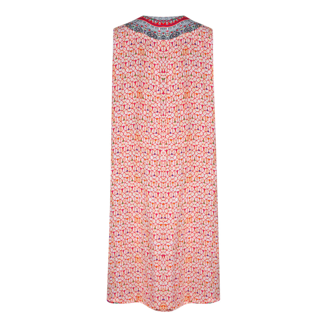 Inoa Banjara 12003 Print Multicoloured Reversable Long Shrug Cover Up