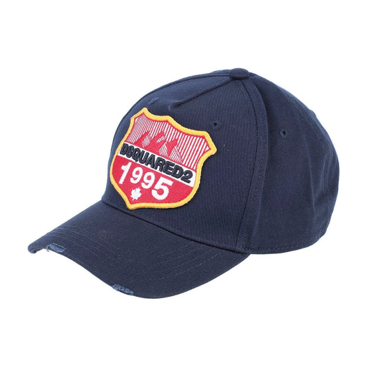 Dsquared2 Rocky Mountain Navy Blue Baseball Cap BCM0017 05C00001 3073