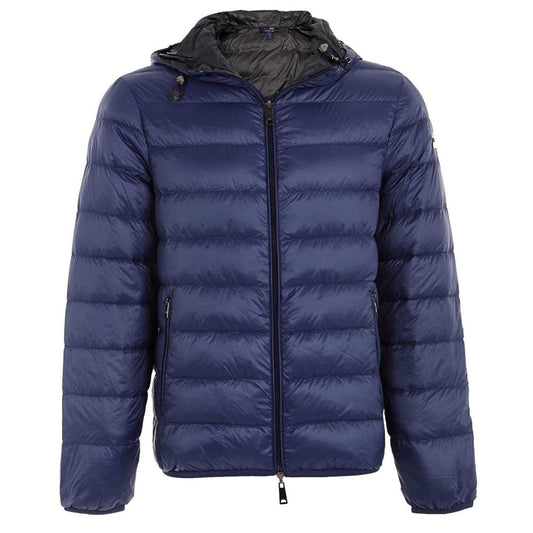 Armani Jeans Navy Blue Reversible Jacket - Style Centre Wholesale