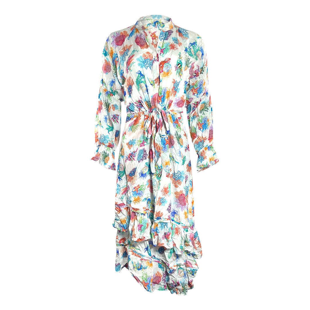 Inoa Fashion Bonaire Reef 1202116 Uneven Hem Dress Womens