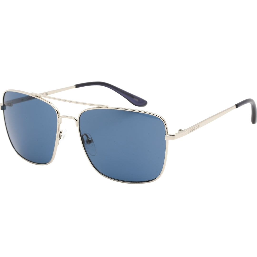 Calvin Klein Metal Framed Silver Sunglasses CK19136S 045 - Style Centre Wholesale