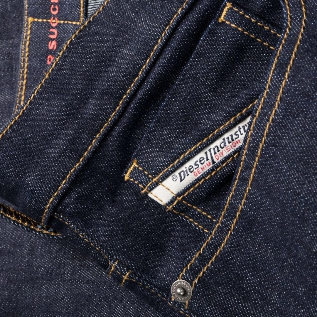 Diesel D Fining Tapered Dark Blue Denim Jeans - Style Centre Wholesale