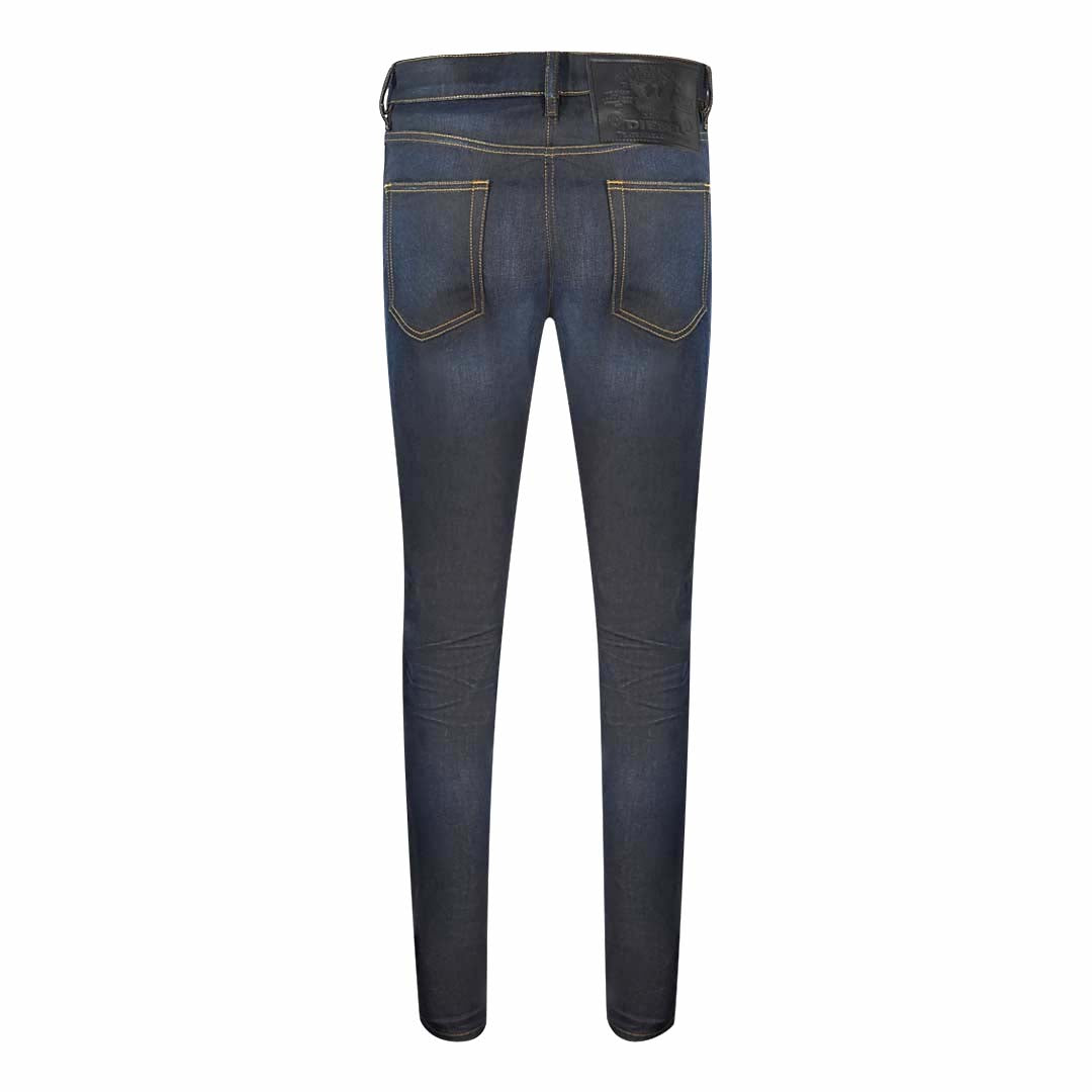 Diesel Mens D Strukt 09A45 Jeans Blue - Style Centre Wholesale