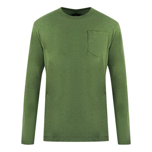GStar Raw Long Sleeve Bronze Green TShirt D0198043 6059