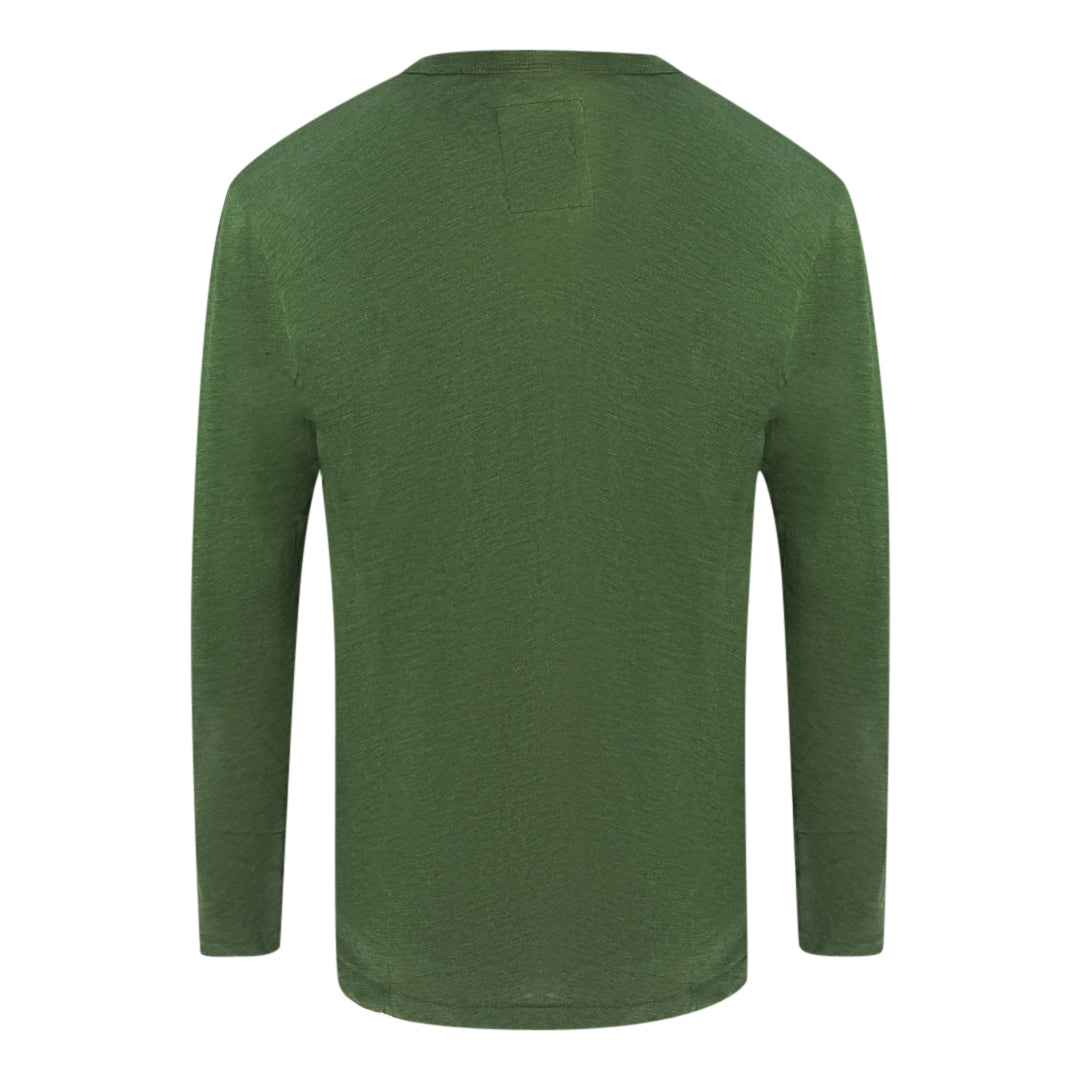 GStar Raw Long Sleeve Bronze Green TShirt D0198043 6059