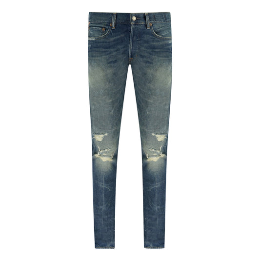 Ralph Lauren Mens Denim Supply 067 Denim Jeans Blue