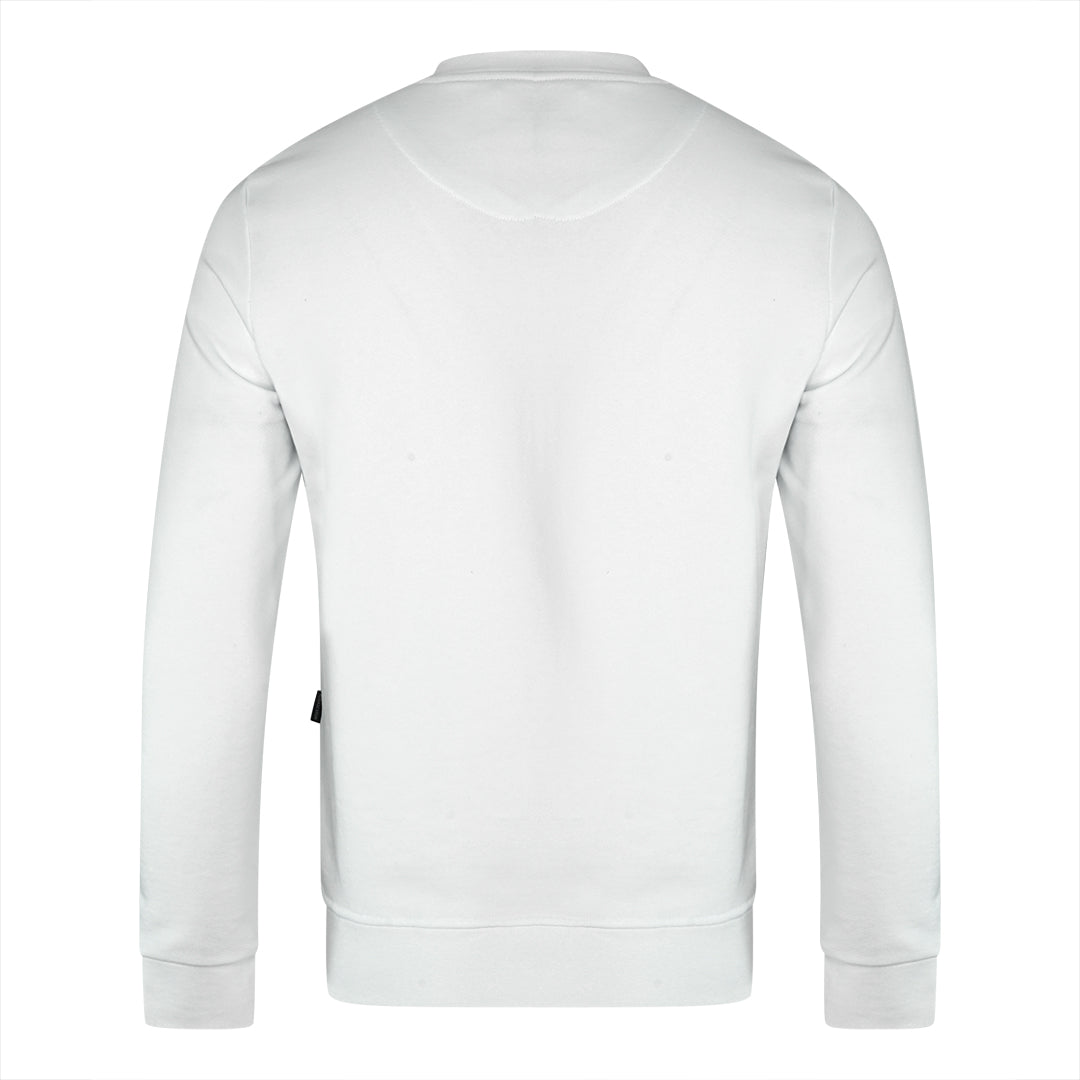 Aquascutum Of London Logo White Sweatshirt - Style Centre Wholesale
