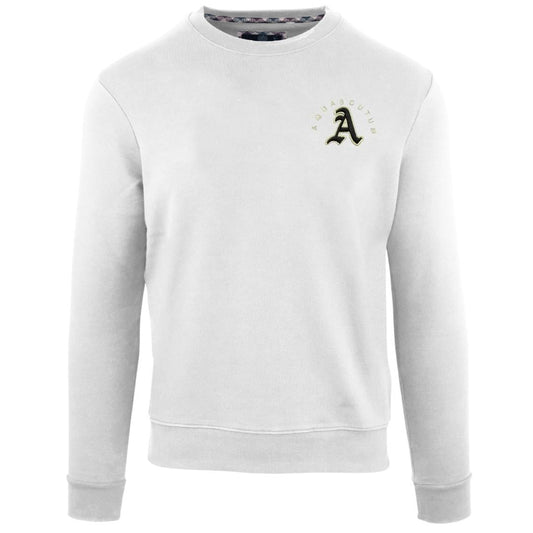 Aquascutum Mens Fg1223 01 Sweater White