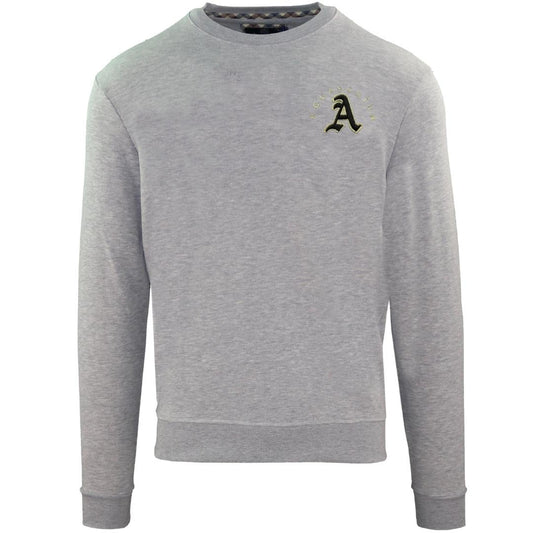 Aquascutum Mens Fg1223 94 Sweater Grey