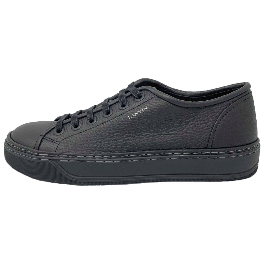 Lanvin Fm Skbltt Vgro A18 10 Leather Trainers