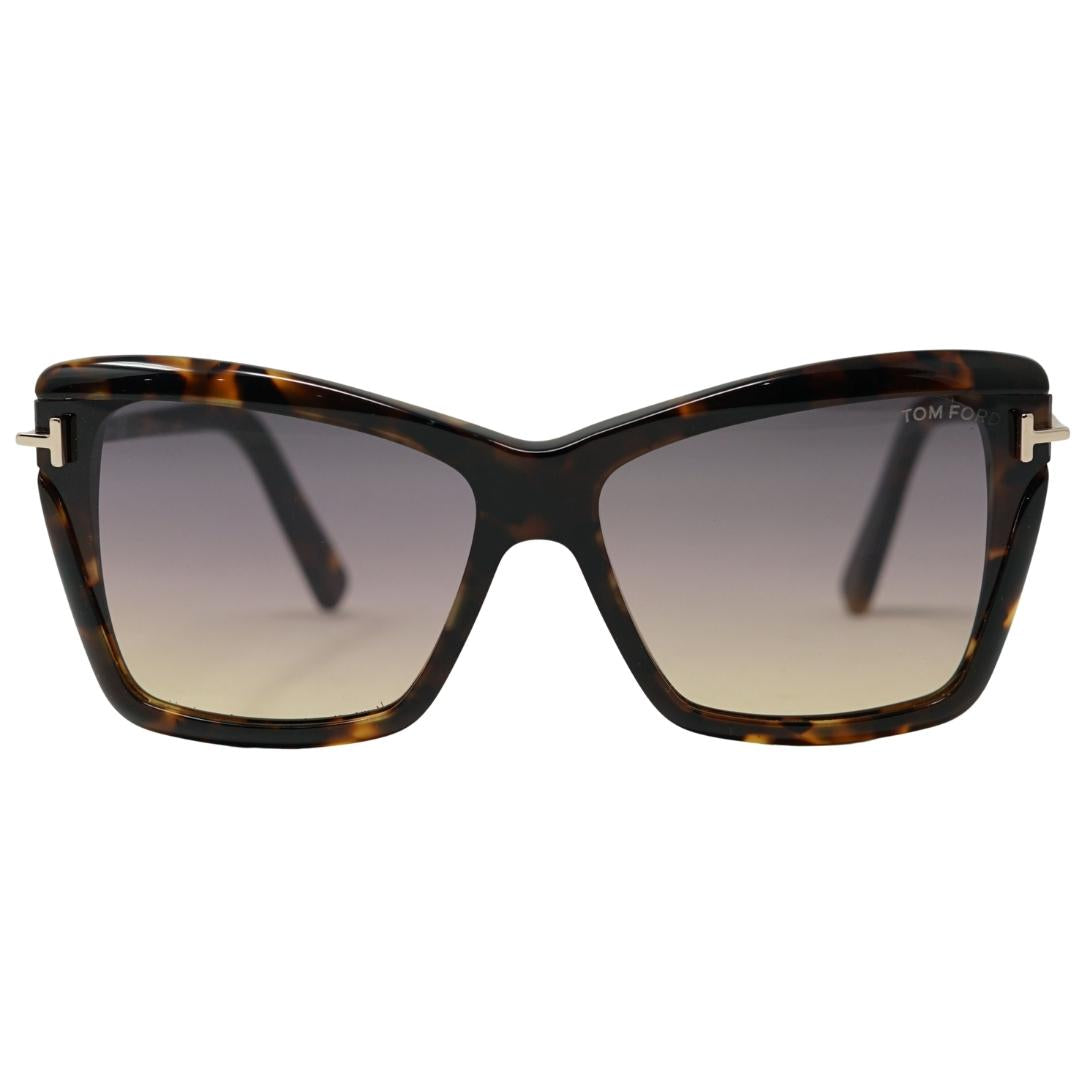 Tom Ford Ft0849 Leah 55B Womens Sunglasses Brown