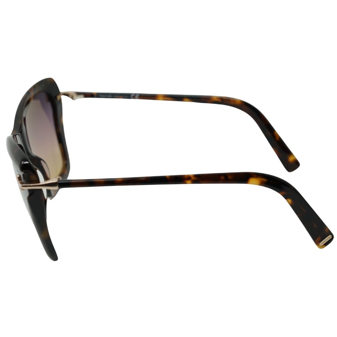 Tom Ford Ft0849 Leah 55B Womens Sunglasses Brown