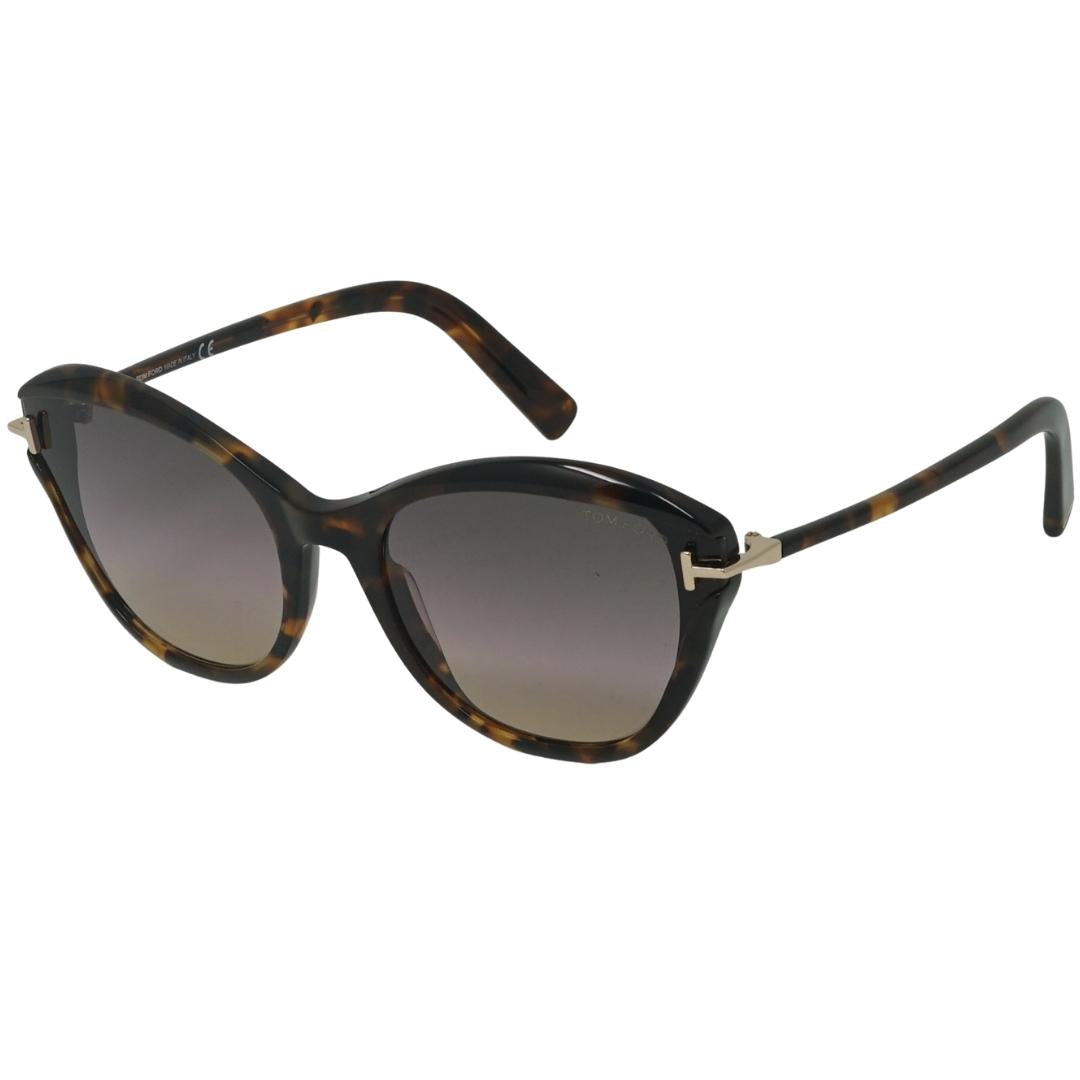 Tom Ford Womens FT0850 55B Leigh Sunglasses Brown