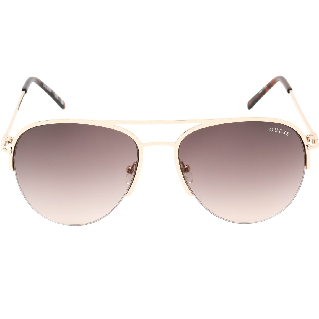 Guess Gf0224 32F Gold Sunglasses GF0224 32F