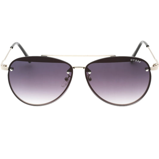 Guess Gf0386 10B Silver Sunglasses GF0386 10B