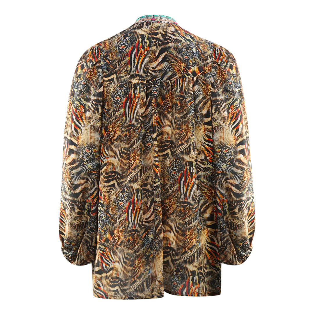 Inoa Golden Eagle 120214 Multicoloured V Neck Blouse