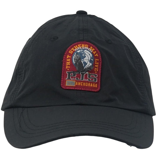 Parajumpers Patch Logo Black Baseball Cap