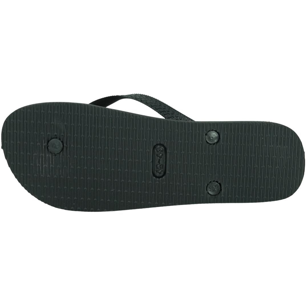 Philipp Plein Rock Logos Black Flip Flops