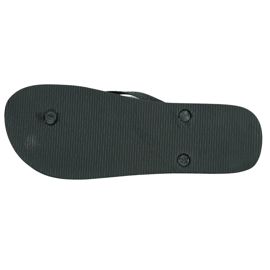 Philipp Plein Brand Logo Black Black Flip Flops